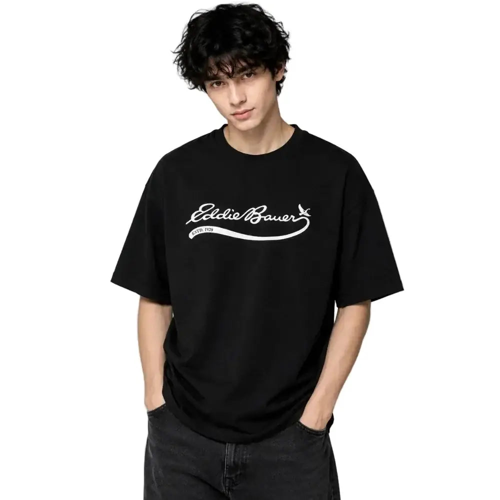 Eddie Bauer Men’s Tee - Black / S - T-shirt