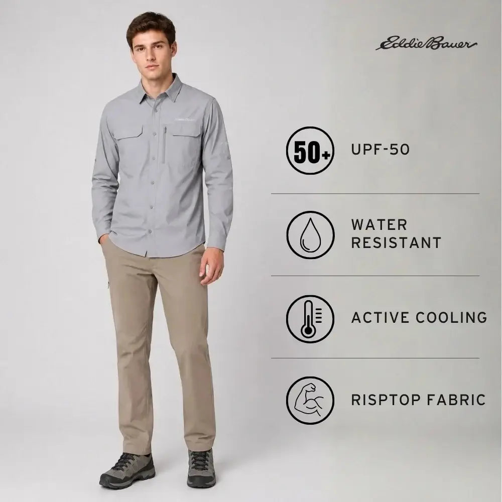 Eddie Bauer Men’s Waypoint UPF-50 Shirt - Shirt