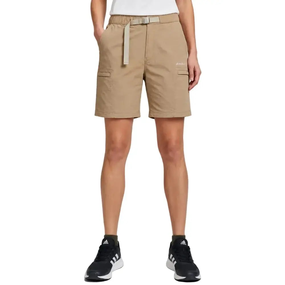 Eddie Bauer Unisex Nomad 6-pocket UPF-50 Short - Khaki / S - Shorts