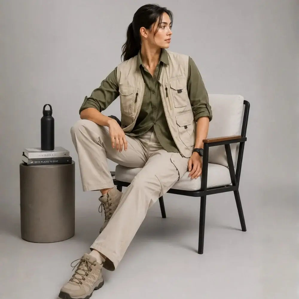 Eddie Bauer Unisex Pathfinder 8-pocket Travel Vest - Vest