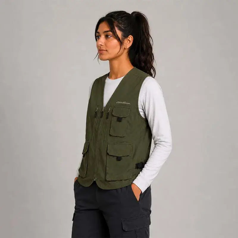 Eddie Bauer Unisex Pathfinder 9-pocket Travel Vest - Vest
