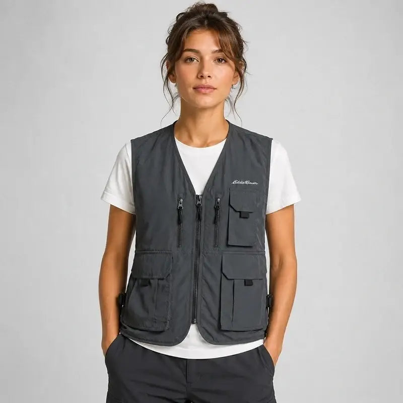 Eddie Bauer Unisex Pathfinder 9-pocket Travel Vest - Vest