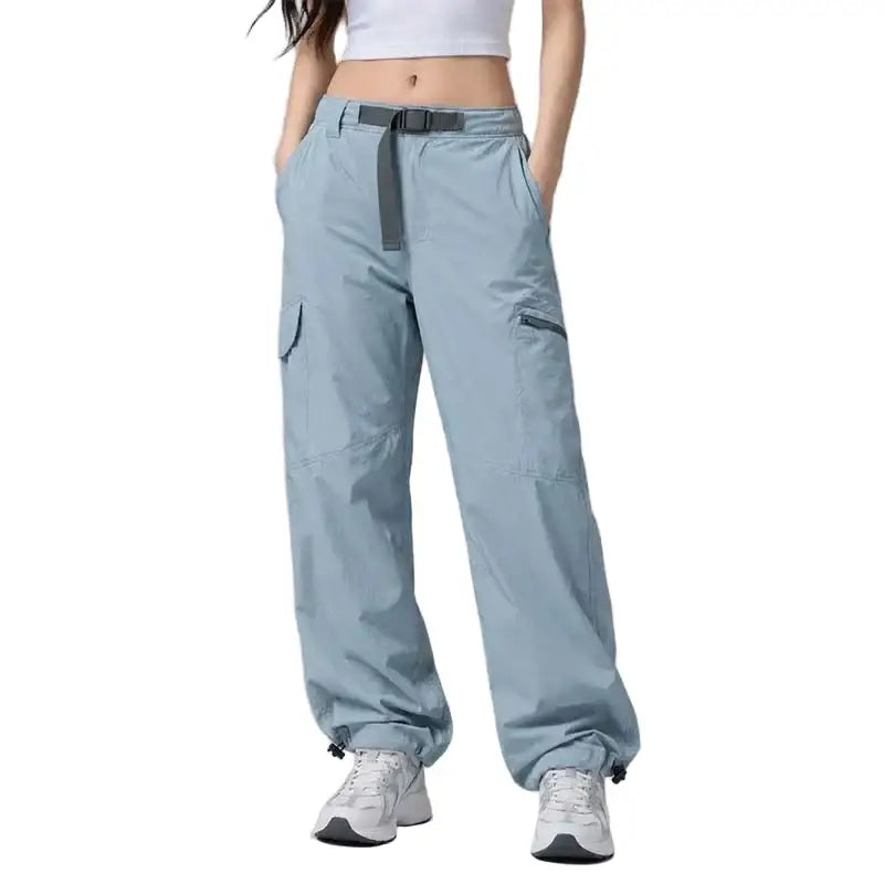 Eddie Bauer Women’s Pathfinder 6-pocket Water-resistant Cargo Pant - Blue / 28 - Cargos and Pants