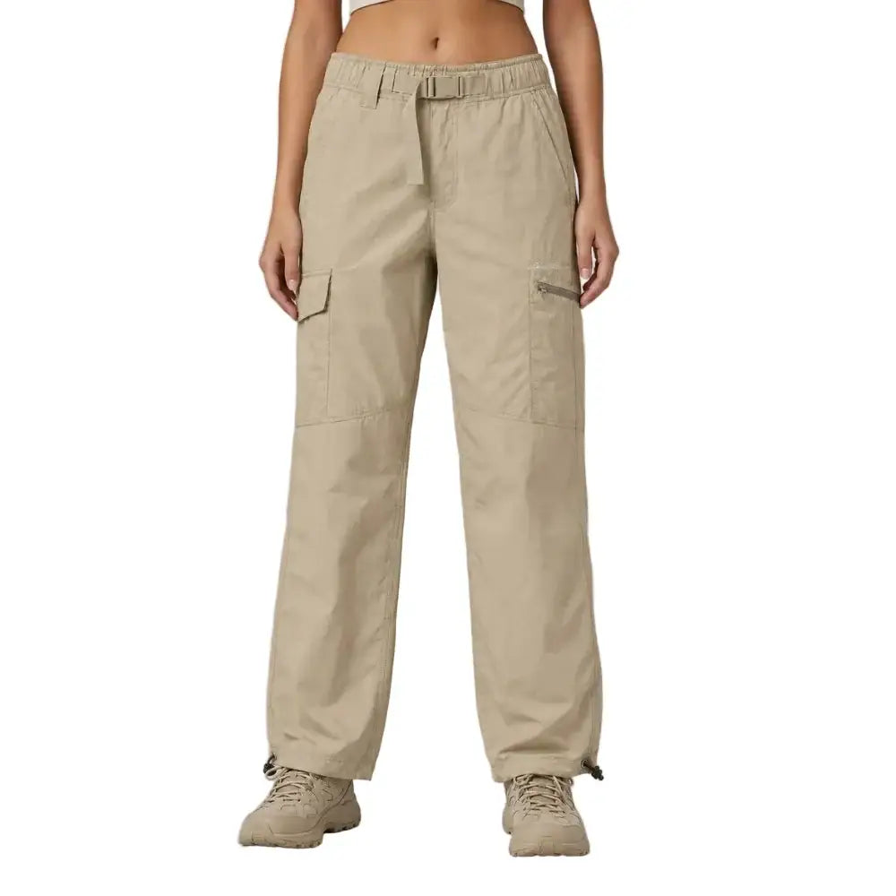 Eddie Bauer Women’s Pathfinder 6-pocket Water-resistant Cargo Pant - Sand / 28 - Cargos and Pants