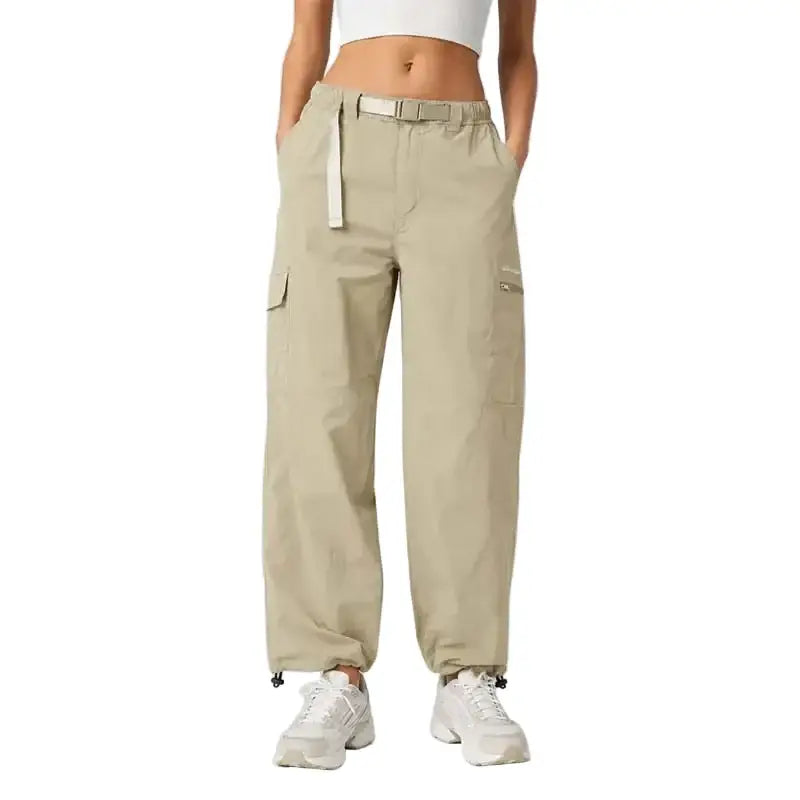 Eddie Bauer Women’s Pathfinder 6-pocket Water-resistant Cargo Pant - Sand / 28 - Cargos and Pants