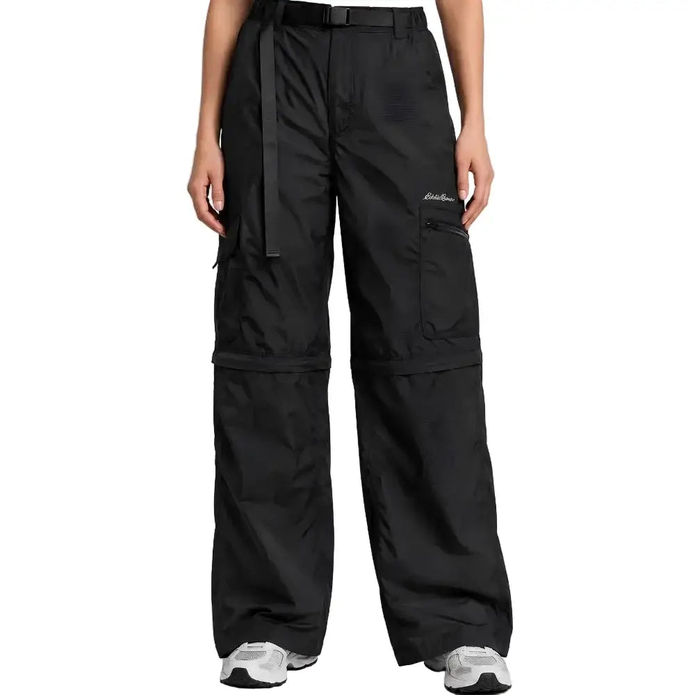 Eddie Bauer Women’s Switchback 2-in-one 6-pocket Cargo Pant - Black / 28 - Cargos and Pants