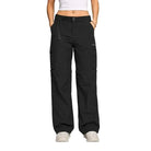 Eddie Bauer Women’s Switchback 2-in-one 6-pocket Cargo Pant - Black / 28 - Cargos and Pants