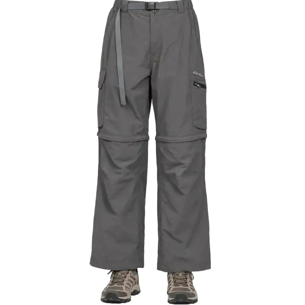 Eddie Bauer Women’s Switchback 2-in-one 6-pocket Cargo Pant - Dark Grey / 28 - Cargos and Pants