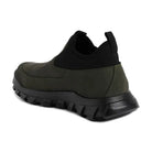 Ergon men's outdoor water-resistant leather shoes in gray, featuring sturdy design and durable soles for outdoor activities.