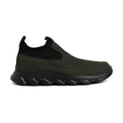 Ergon men's outdoor water-resistant leather shoes in gray, featuring durable design and sturdy soles for outdoor activities.
