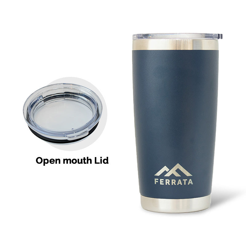 Ferrata Stainless Steel 600 ml Standard Lid Tumbler - Blue / 600 ml