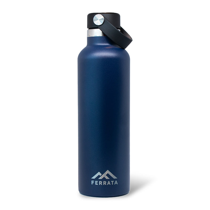 Ferrata Stainless Steel 700 ml Standard Lid Water Bottle - Blue / 700 ml