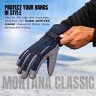 Froztek Montana Classic Waterproof Touchscreen Gloves for Trekking Snow & Winter Travel