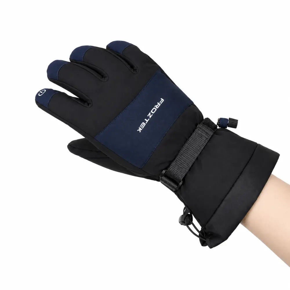 Froztek Montana Waterproof Winter Gloves with Touchscreen Fingers | Insulated Softshell Trekking & Snow Gloves