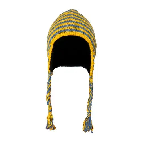 Gokyo Annapurna Wool Fleece Beanie with Ear Flaps - Multicolor - Cap