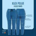 Gokyo Kaza Women’s Polar Fleece Thermal Indoor Pants - Thermal Pants