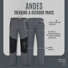 Gokyo Men’s Andes Trekking & Outdoor Pants - Cargos and Pants