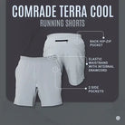 Gokyo Men’s Comrade Terra- cool Running Shorts - Baselayer