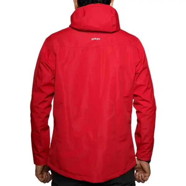 Gokyo Men’s K2 - 3 Membrane Layer Breathable Water Resistant Windstopper Jacket - Rain Jacket
