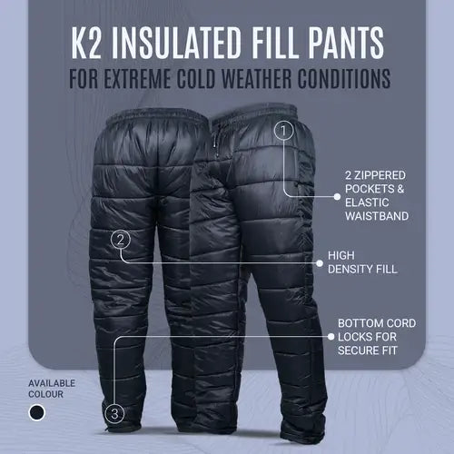 Gokyo Men’s K2 Insulated Fill Pants - Insulated Pants
