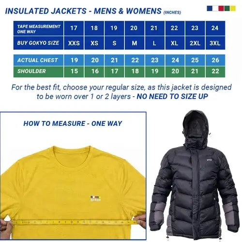 Gokyo Men’s K2 Survivor -20°C Insulated Jacket - Jacket