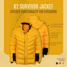 Gokyo Men’s K2 Survivor -20°C Insulated Jacket - Jacket