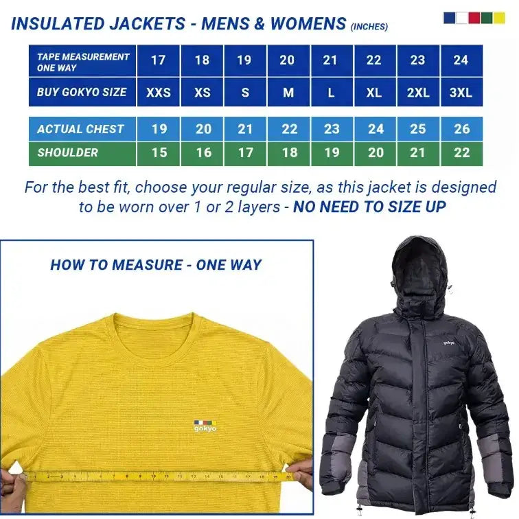 Gokyo Men’s K2 Survivor -20°C Insulated Jacket - Jacket
