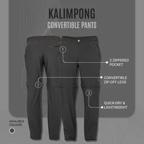 Gokyo Men’s Kalimpong Convertible Pants - Cargos and Pants
