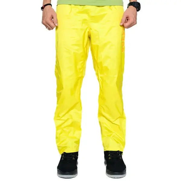 Gokyo Men’s Kalimpong Rain Pants – Water Resistant Breathable & Seam Taped - Yellow / 28 - Rainwear