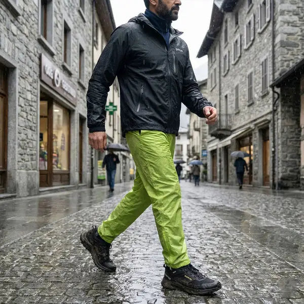 Gokyo Men’s Kalimpong Rain Pants – Water Resistant Breathable & Seam Taped - Rainwear