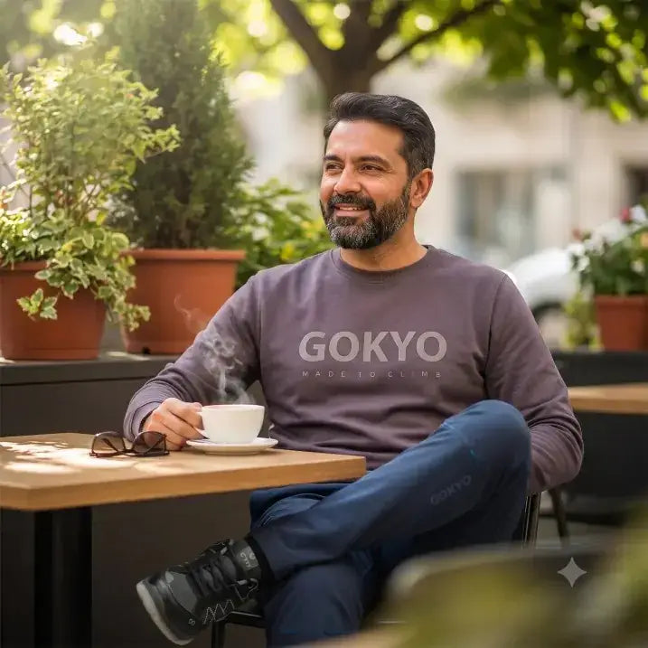 Gokyo Men’s Kaza 100% Cotton Outdoor Sweatshirt - sweatshirt