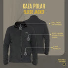 Gokyo Men’s Kaza Polar Fleece Jacket - Fleece Jacket