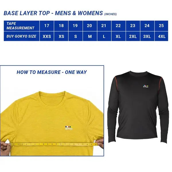 Gokyo Men’s Makalu Polarec ZT Base Layer Top - T-shirt