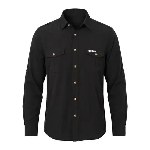 Gokyo Men’s Masai Featherlite Terra-Cool Outdoor Shirt - Black / S - Shirt