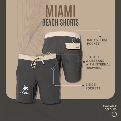 Gokyo Men’s Miami Beach Shorts - Shorts