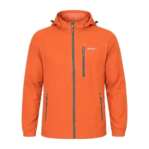 Gokyo Men’s Pangong Windcheater - Orange / S - Windcheater