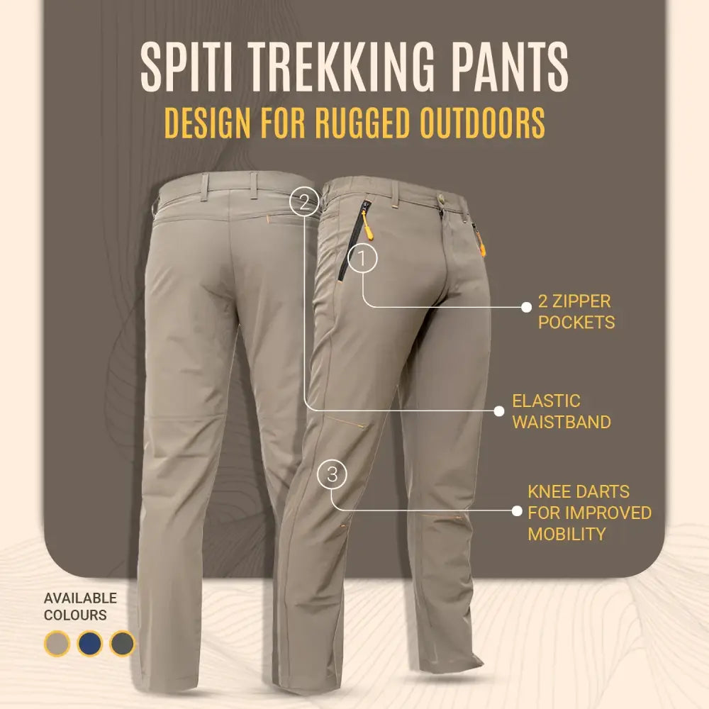 Gokyo Men’s Spiti Trekking Pants - Cargos and Pants