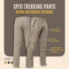 Gokyo Men’s Spiti Trekking Pants - Cargos and Pants