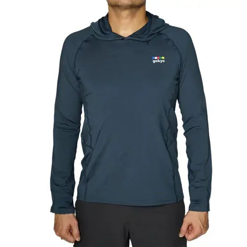 Gokyo Men’s Zermatt Sunshirt Hoodie - Gray / S - Hoodie