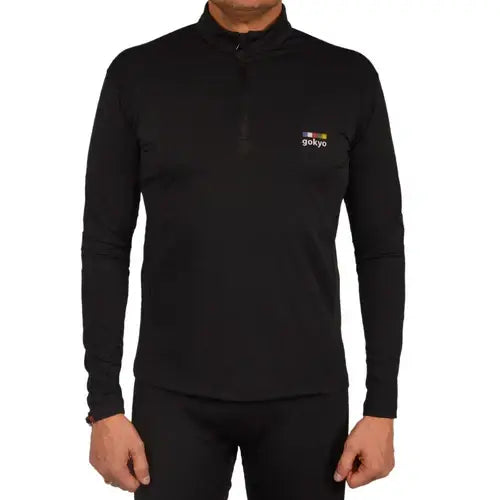 Gokyo Unisex K2 Base Layer Thermals Top - Black / S - Tops