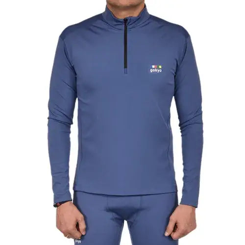 Gokyo Unisex K2 Base Layer Thermals Top - Blue / S - Tops