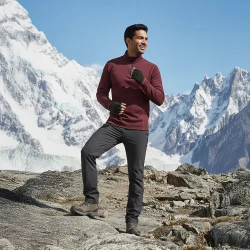 Gokyo Unisex K2 Cold Weather Trekking & Outdoor T-Shirt - T-shirt