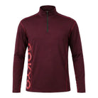 Gokyo Unisex K2 Cold Weather Trekking & Outdoor T-Shirt - Wine red / XS - T-shirt
