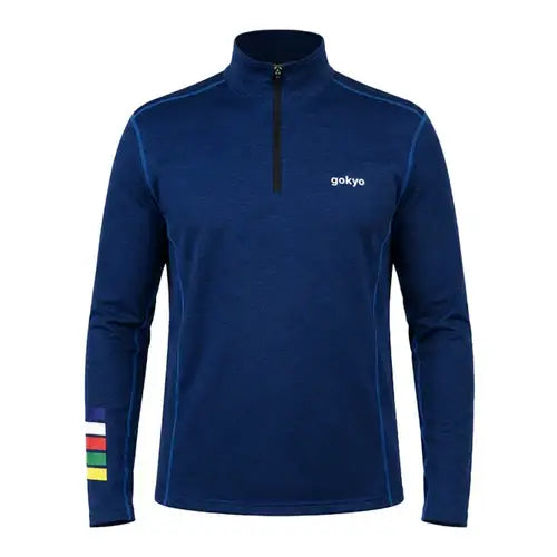 Gokyo Unisex K2 Melange Trekking Tshirt - Blue / XS - T-shirt