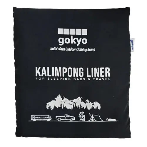 Gokyo Unisex Kalimpong Liner - For Sleeping Bags & Travel - Grey - Sleeping Bag