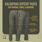 Gokyo unisex Kalimpong Trekking Pants Ultralight Stretch - Ripstop