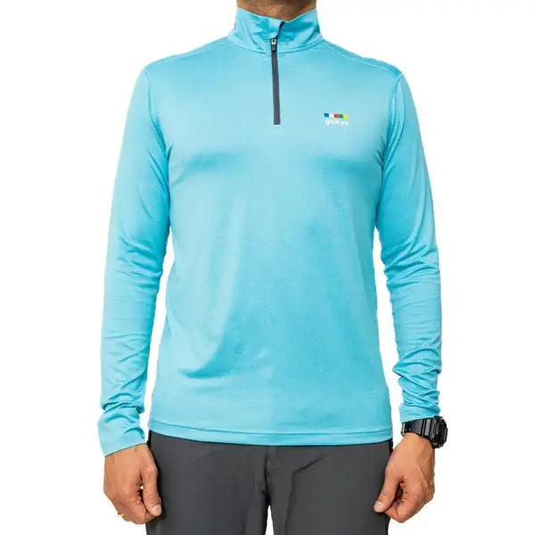 Gokyo Unisex Kaza All Season Outdoor & Trekking Tshirt - Blue / XS - T-shirt