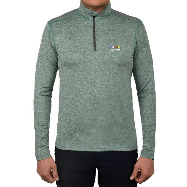 Gokyo Unisex Kaza All Season Outdoor & Trekking Tshirt - Dark Green / XS - T-shirt