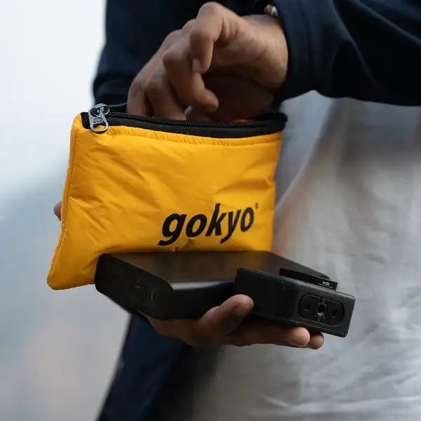 Gokyo Unisex Kaza Mobile & Battery Insulation Pouch - Yellow - Pouch