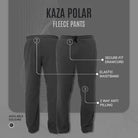 Gokyo Unisex Kaza Polar Fleece Thermal Indoor Pants - Cargos and Pants